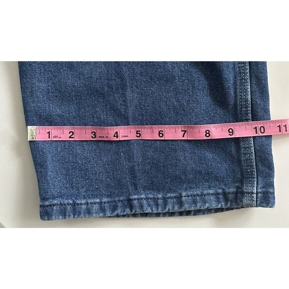 Bib Overalls Dickies Mens Blue Denim Work Wear Made in Mexico 8396SNB 36 X 30 - Picture 11 of 11
